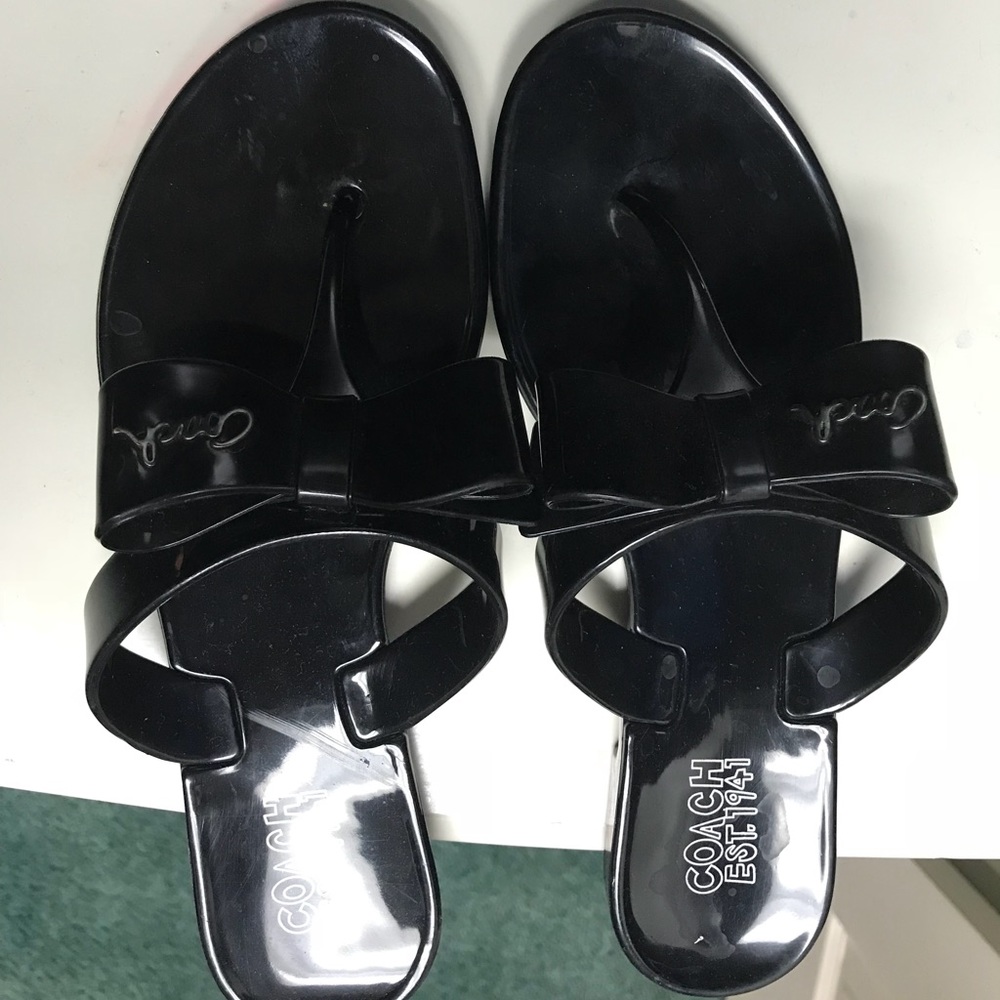 Coach flip flops